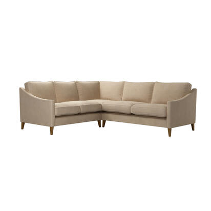 Iggy LHF 2 Seat w RHF 2.5 Seat in Fawn Aquaclean Clever Velvet