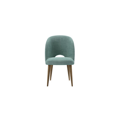 Darcy Dining Chair in Sea Spray Aquaclean Clever Chenille