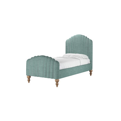 Bella Single Bed in Sea Spray Aquaclean Clever Chenille