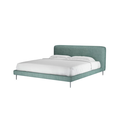 Lucy Super King Bed in Sea Spray Aquaclean Clever Chenille