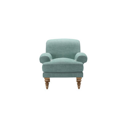 Saturday Armchair in Sea Spray Aquaclean Clever Chenille