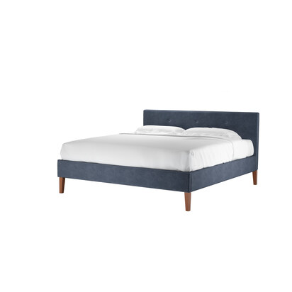 Avery 100cm Super King Bed in Armour Smart Velvet