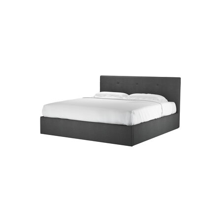 Avery 100cm Super King Ottoman Bed in Arctic Seal Easy Cotton