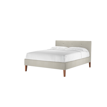 Avery 100cm King Bed in Stoneware Easy Cotton
