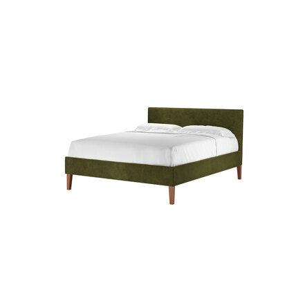 Avery 100cm King Bed in Meadow Smart Velvet