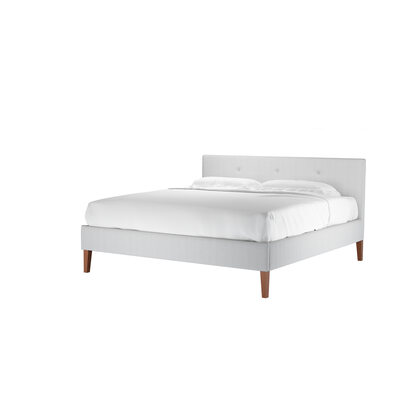 Avery 100cm Super King Bed in Pumice House Herringbone Weave