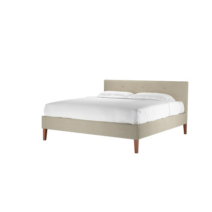 Avery 100cm Super King Bed in Pampas Hygge Smart Linen