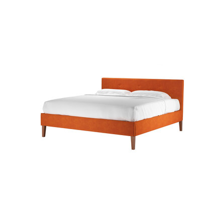 Avery 100cm Super King Bed in Paprika Smart Velvet