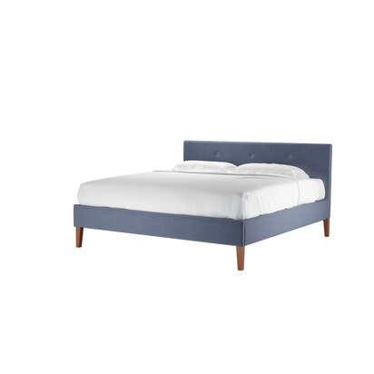 Avery 100cm Super King Bed in Sapphire Smart Velvet