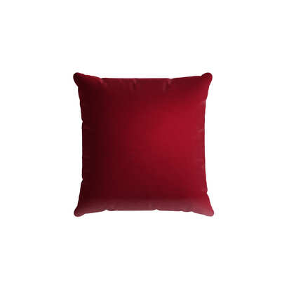 55x55cm Scatter Cushion in Malbec Cotton Matt Velvet