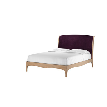Emilia King Bed in Damson Smart Velvet