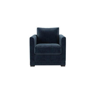 Aissa Armchair in Portland Blue Brushstroke