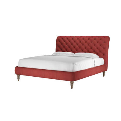 Knightsbridge (No Footboard) Super King Bed in Indian Summer Easy Cotton