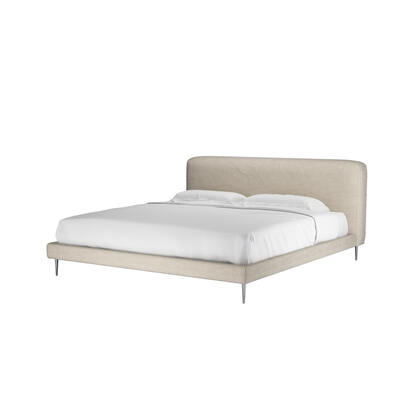 Lucy Super King Bed in Jasmine Silky Jacquard Weave