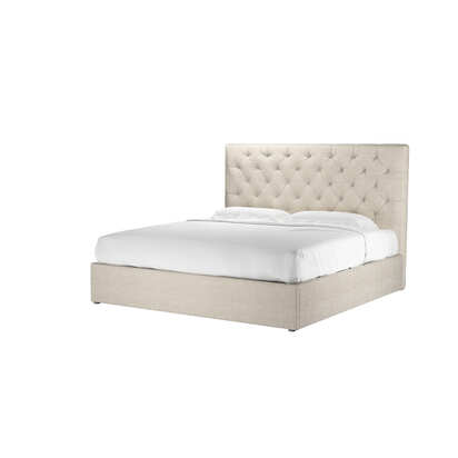 Rosalie 130cm Super King Ottoman Bed in Jasmine Silky Jacquard Weave