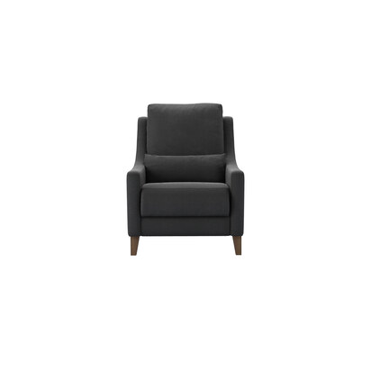 High Back Iggy Recliner Armchair in Arctic Seal Easy Cotton