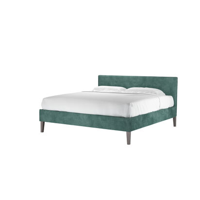 Avery 100cm Super King Bed in Peacock Aquaclean Clever Canvas