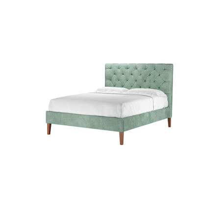 Rosalie 130cm King Bed in Sea Foam Aquaclean Clever Canvas
