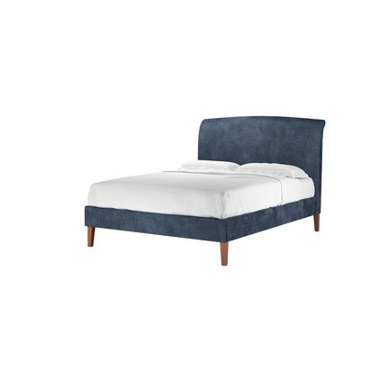 Thea King Bed in North Sea Aquaclean Clever Canvas