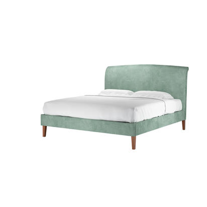 Thea Super King Bed in Sea Foam Aquaclean Clever Canvas