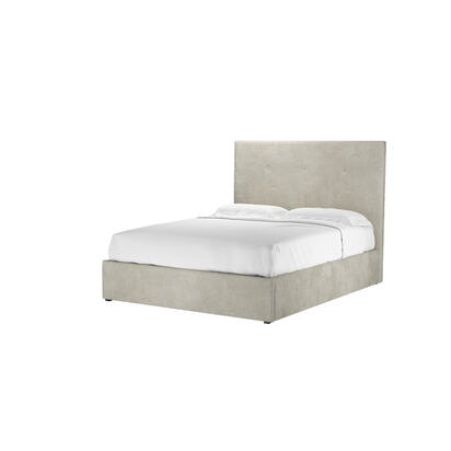 Avery 130cm King Ottoman Bed in Sand Aquaclean Clever Canvas