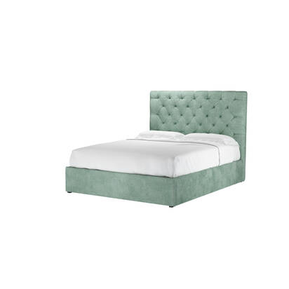 Rosalie 130cm King Ottoman Bed in Sea Foam Aquaclean Clever Canvas