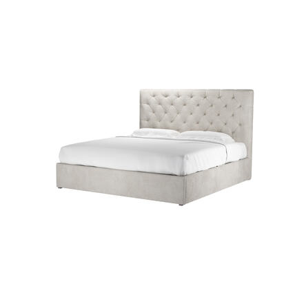 Rosalie 130cm Super King Ottoman Bed in Polar Aquaclean Clever Canvas