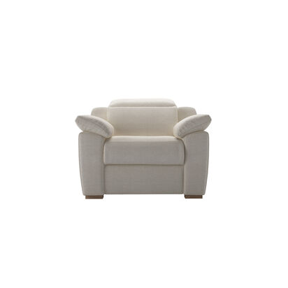 Hudson Recliner Armchair in Chalk Hygge Smart Linen