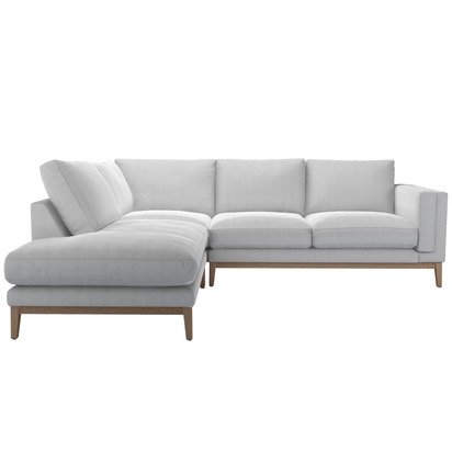 Costello LHF Open End Chaise in Pumice House Herringbone Weave