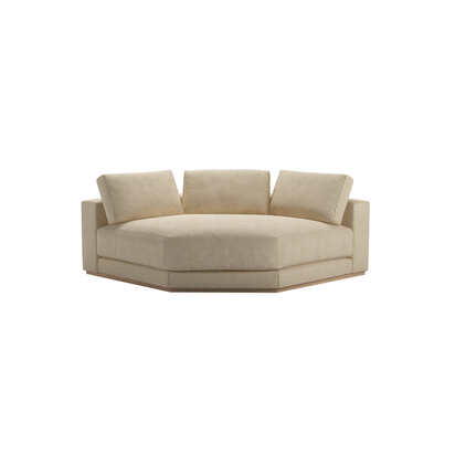 Sloane Large Corner Unit in Shearling Hygge Chunky Weave