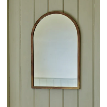 Aster Arched Mirror, Antique Brass