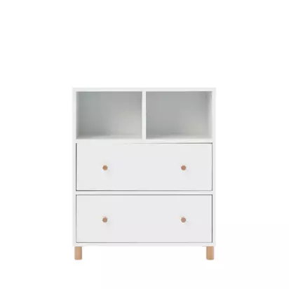 Great Little Trading Co Bloomsbury Sideboard Drawer Unit, White White | H73 x W60 x D30cm