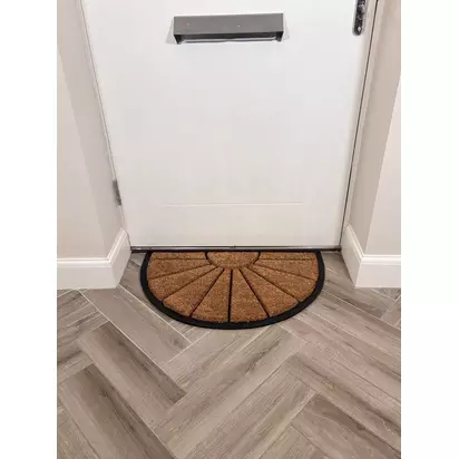 John Lewis Sunburst Door Mat, Natural Natural