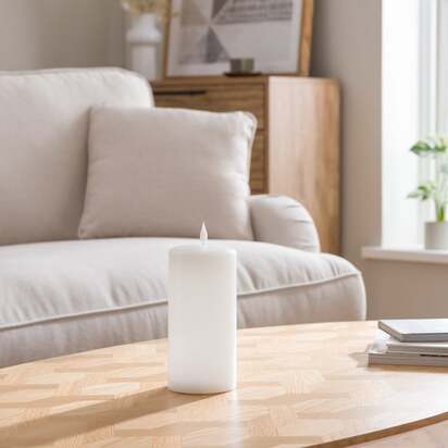 Soft Glow LED Pillar Candle