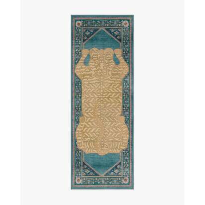 Tigris Blue Rug by Anthropologie - 60 x 90 cm - All-In-One Rug