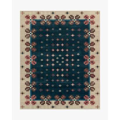Clove Navy Rug by Anthropologie - 200 x 290 cm - All-In-One Rug