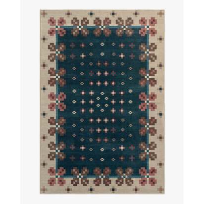 Clove Navy Rug by Anthropologie - 275 x 365 cm - All-In-One Rug