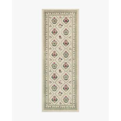 Olivia Cream Rug by Anthropologie - 75 x 215 cm - All-In-One Rug