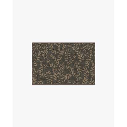 Leland Brown Flatwoven Rug - 60 x 90 cm - Rug + Pad System