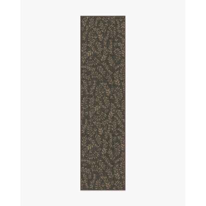 Leland Brown Flatwoven Rug - 75 x 305 cm - Rug + Pad System