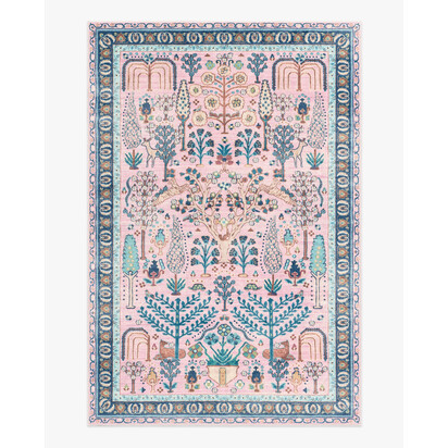 Julietta Soft Pink Rug by Anthropologie - 150 x 215 cm - All-In-One Rug