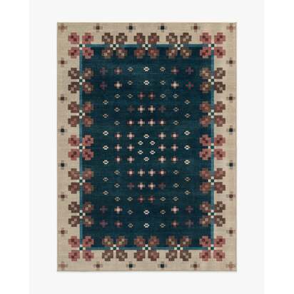 Clove Navy Rug by Anthropologie - 90 x 150 cm - All-In-One Rug