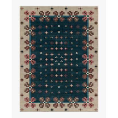 Clove Navy Rug by Anthropologie - 150 x 215 cm - All-In-One Rug