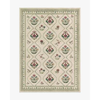 Olivia Cream Rug by Anthropologie - 90 x 150 cm - All-In-One Rug