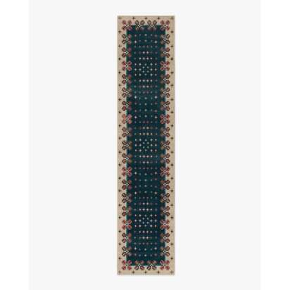 Clove Navy Rug by Anthropologie - 75 x 365 cm - All-In-One Rug