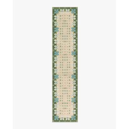 Clove Green Rug by Anthropologie - 75 x 365 cm - All-In-One Rug