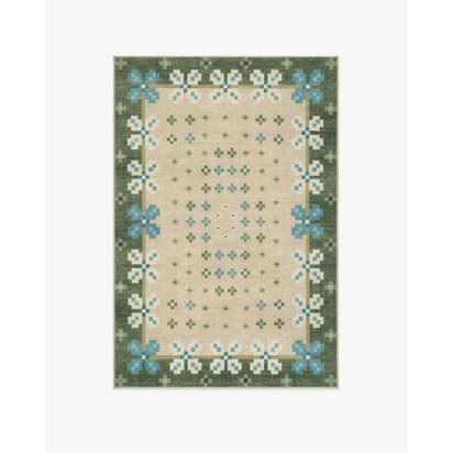 Clove Green Rug by Anthropologie - 120 x 185 cm - All-In-One Rug
