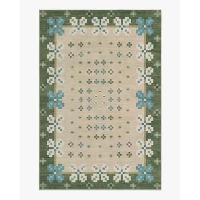 Clove Green Rug by Anthropologie - 185 x 275 cm - All-In-One Rug