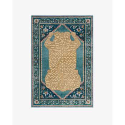 Tigris Blue Rug by Anthropologie - 120 x 185 cm - All-In-One Rug