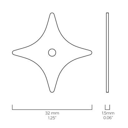 BOBBIN Rounded Knob - Polished Nickel - Knob Only